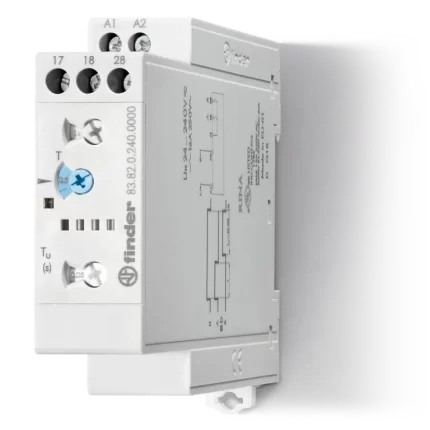 TEMPORIZADOR MODULAR 12.240V AC DC 2NO 83.82.0.240.0000