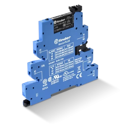 POWER RELAY SPTDT 240V 6A 39 SERIES DIN RAIL 39.31.0.240.0064