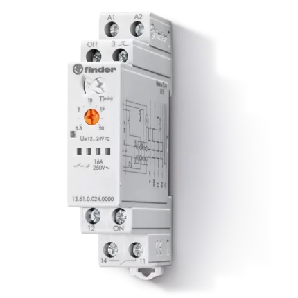 RELE DE IMPULSO ELECTRONICO OFF 110.230V AC 1NO 13.61.8.230.0000